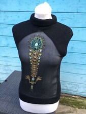 RICHMOND X ??TOP NERO CON PERLINE TG 44 ????