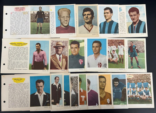 Figurina scheda calciatori - figurina,