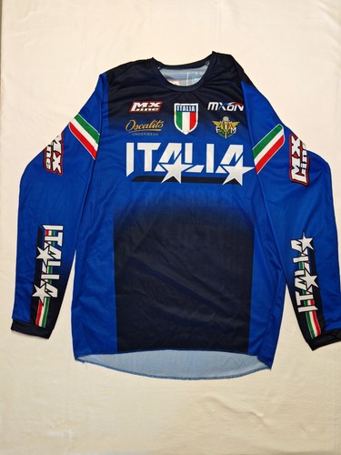 Maglia azzurra italia - italia, mxon