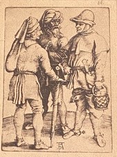 Tre contadini in conversazione