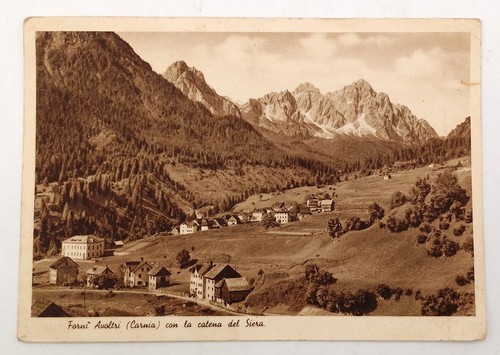 Cartolina forni avoltri - cartolina,