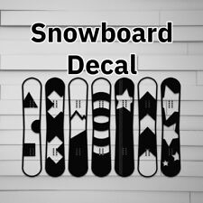 Snowboard Decalcomania