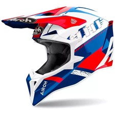 CASCO AIROH WRAAP FEEL BLU RED