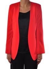 Giacca senza collo con spacco