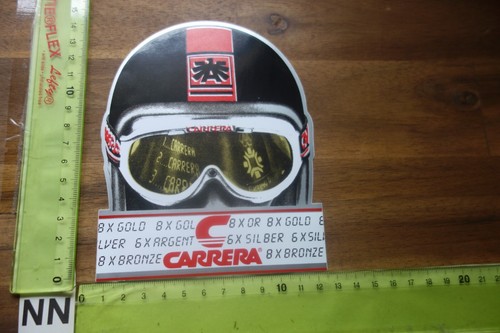 Vecchio adesivo sci scarponi