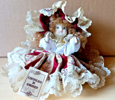 BAMBOLA ARTISTICA PORCELLANA ESCLUSIVA CAPODIMONTE V45 certificato di garanzia