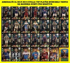 Calciatori Adrenalyn xl 2018 2019 TUTTE LE STELLE TOP PLAYER INVINCIBILE TROFEO