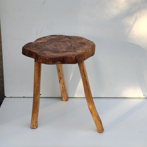 Vintage sgabello 3 piedi - a,