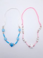 Collana choker cordino perle