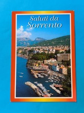SORRENTO STABILIMENTI BALNEARI CARTOLINA A COLORI SCRITTA - USATA