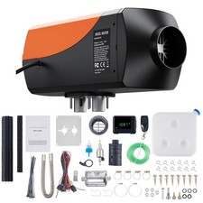 RISCALDATORE D'ARIA DIESEL 12V 8KW LCD AUTO CAMPER BARCA UNIVERSALE SILENZIOSO