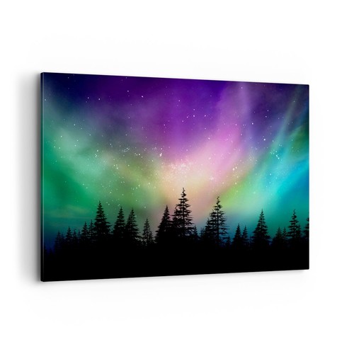 Quadro tela 100x70cm - tela, aurora