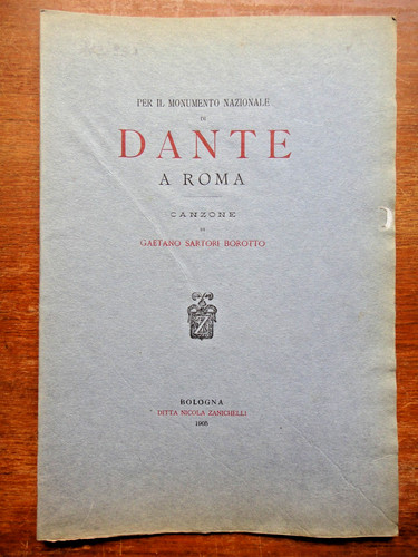 1905 per monumento - di, dante