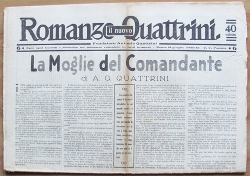 Nuovo romanzo quattrini - romanzo,