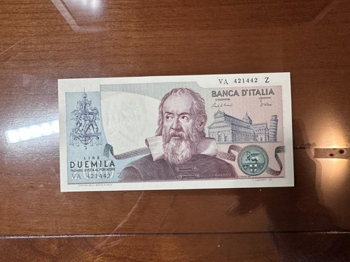 Banconota lire 2000 - lire, galileo