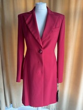 Trench cappotto aderente rosso