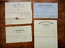 1855-Sei diverse fatture di