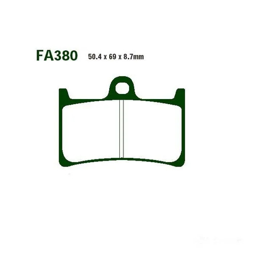 Pastiglia freno anteriore ebc - pastiglia,