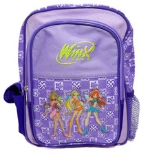 RARO 2005 Winx Club Small Mini Zaino Viola da Collezione 12"x11" Fairy Girls