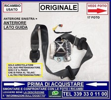 CINTURA DI SICUREZZA ANTERIORE SINISTRA SX GUIDA ALFA ROMEO GIULIETTA 10-20