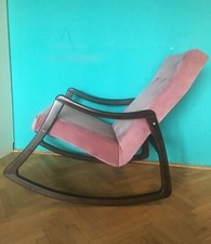 Sedia a dondolo Thon 1960