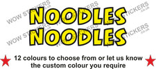 2 x Adesivi Noodles