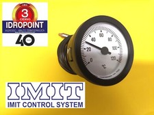 TERMOMETRO NERO Ø 52 mm