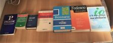 Lotto dizionari libri vari inglese, tedesco, italiano, verbi, vari
