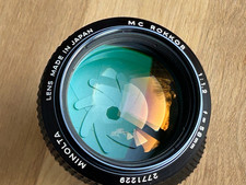 Minolta MC Rokkor 1,2 58 mm.