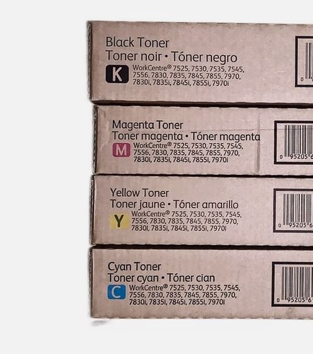 Toner xerox cmyk workcentre - xerox,
