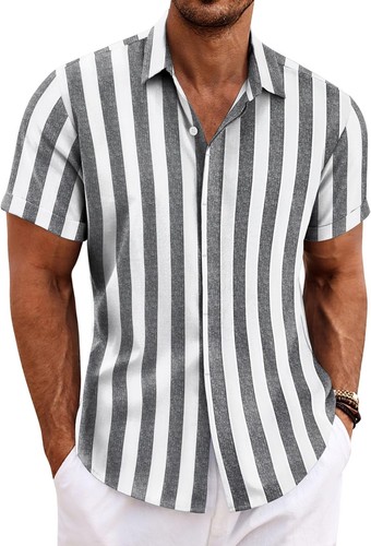 Coofandy camicie uomo lino - uomo,
