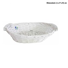 CESTA CESTO CESTINO OVALE IN