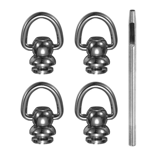 4pcs rivetti bottone anello - 4pcs,