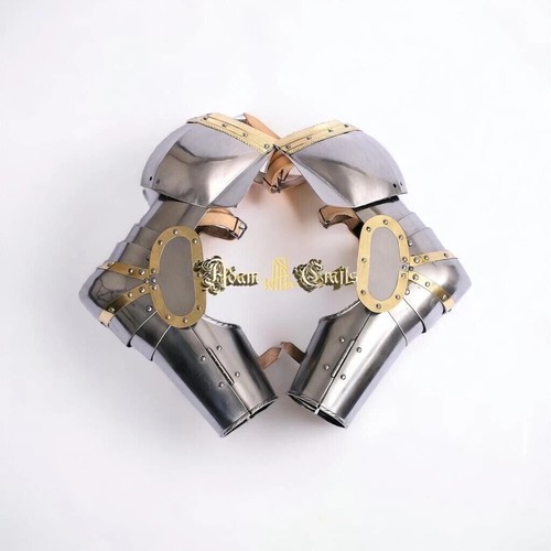Medieval knight arms pauldrons - knight,
