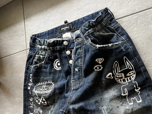 Dsquared2 baggy jeans uomo - jeans, 46