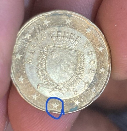 Moneta centesimi rara malta - rara,