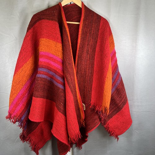 Poncho vintage roxa ltd - poncho,