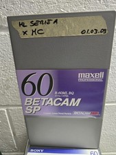 Videocassetta  BETACAM con su