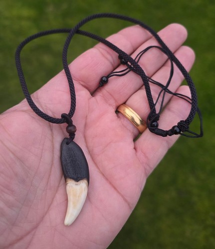 Collana stile denti lupo - collana,