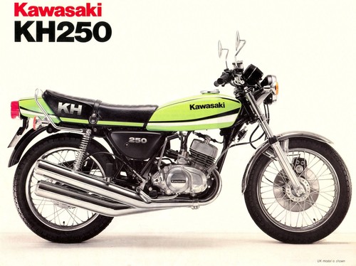 Adesivi kawasaki kh250 per - adesivi, b5