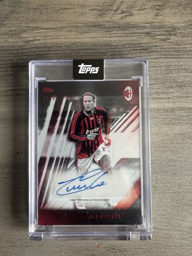 Autografo massimo ambrosini - ambrosini, i