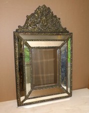 Grande specchio in ottone