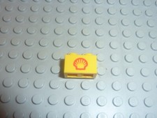 Lego brick with shell - x,