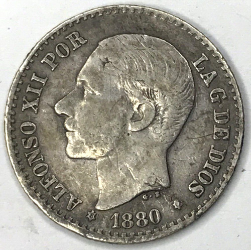 1880 msm spagna centimos - 1880,