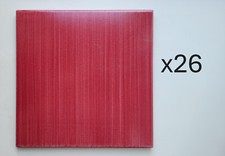 26 piastrelle 20x20cm rosse