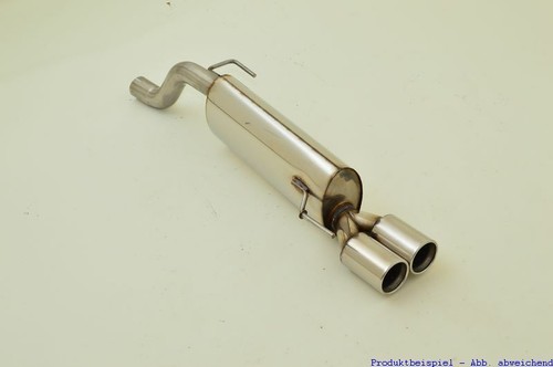 Scarico sportivo fms acciaio - scarico,
