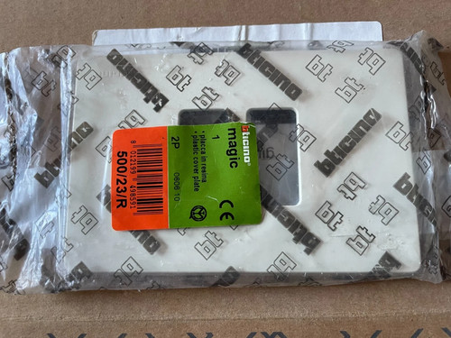 Bticino 500 placca - 500/23/r, 2