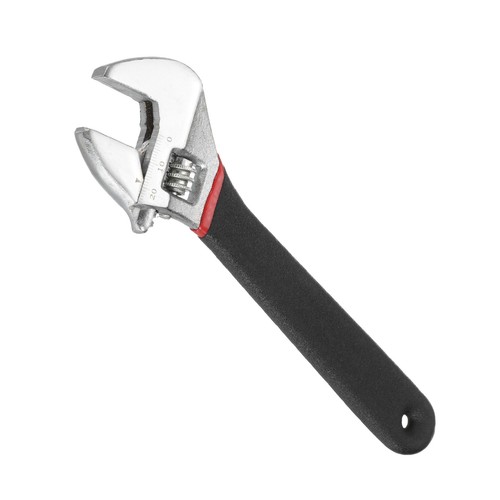 Adjustable wrench black red - wrench, black-red