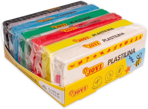 Plastilina astuccio con 6 - -,