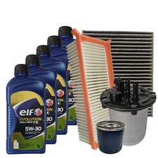 Kit Tagliando Renault Clio IV 1.5 Dci Captur Dacia Duster 4 Filtri 5L Olio 5W30 